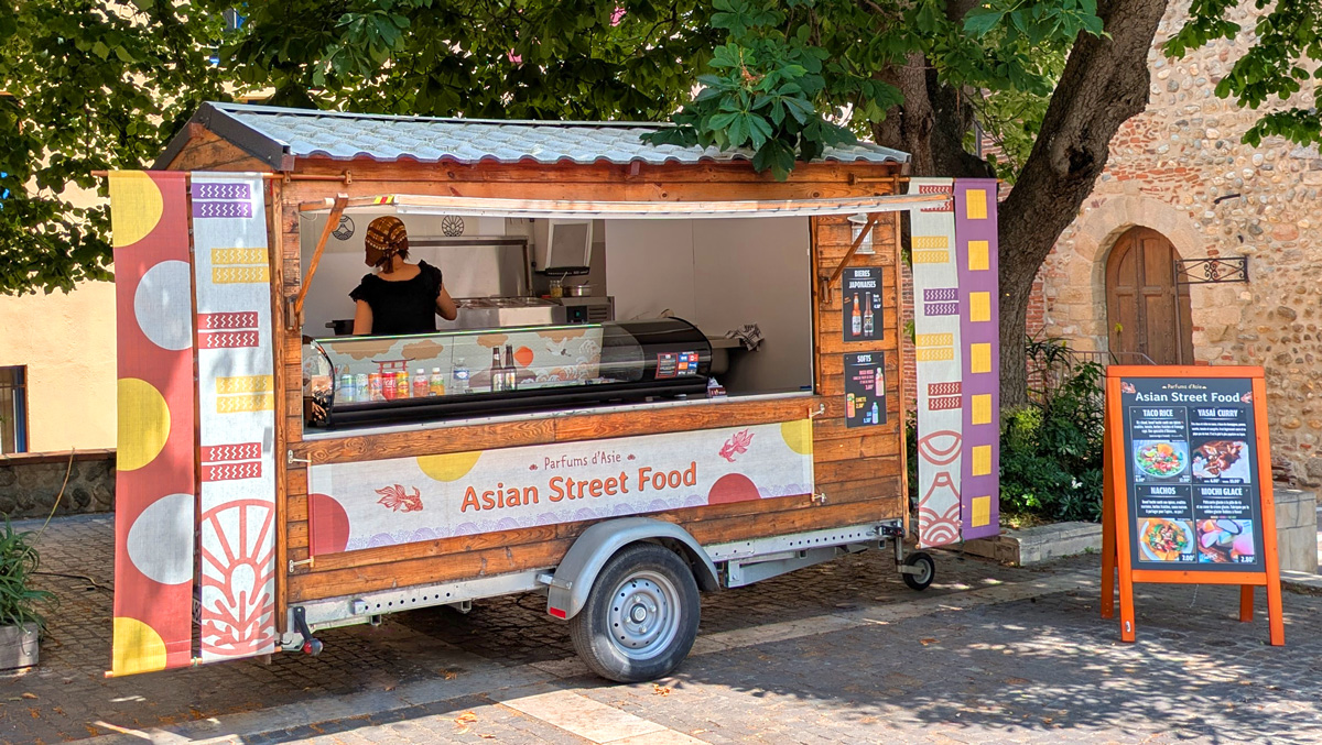 Notre ancien foodtruck Parfums d'Asie